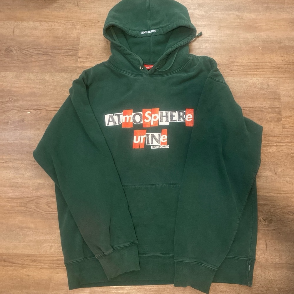 Antihero Atmosphere urine green hoodie sweatshirt